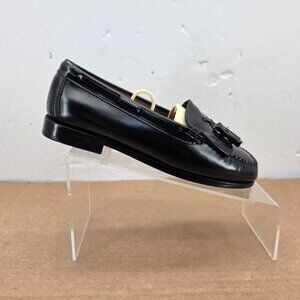 GH Bass & Co Washington Tasseled Black Loafers Flats Preppy Classic Sz 7M